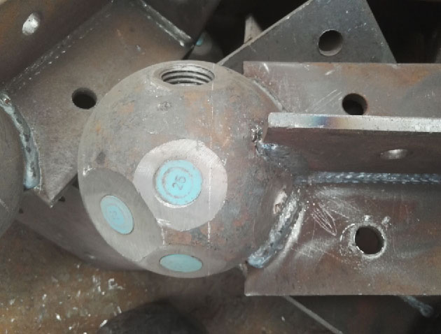 松原螺栓球球塞，网架配件