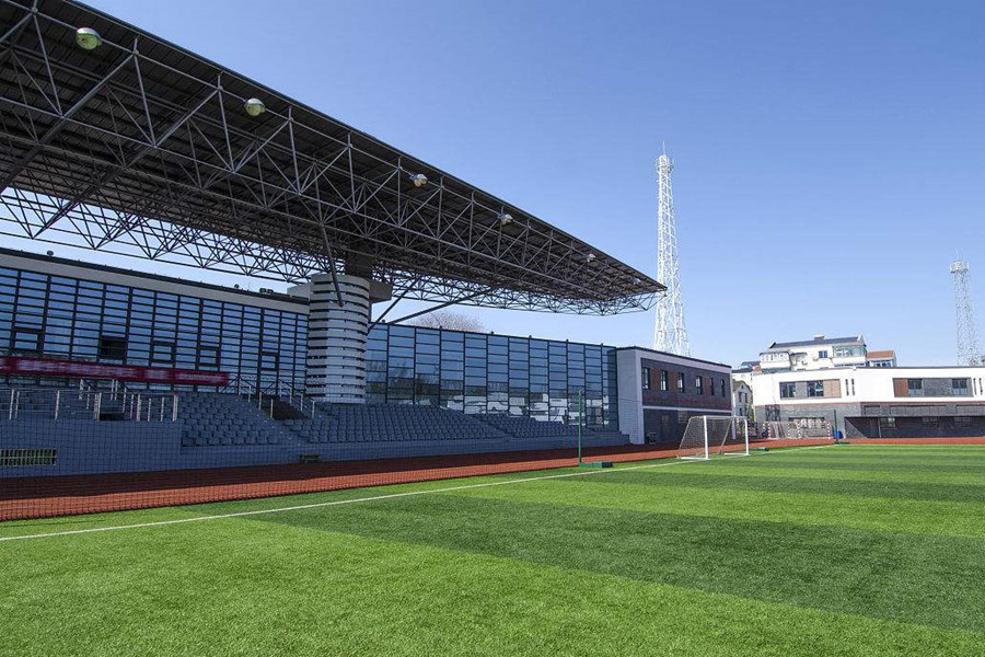 松原体育场看台网架工程